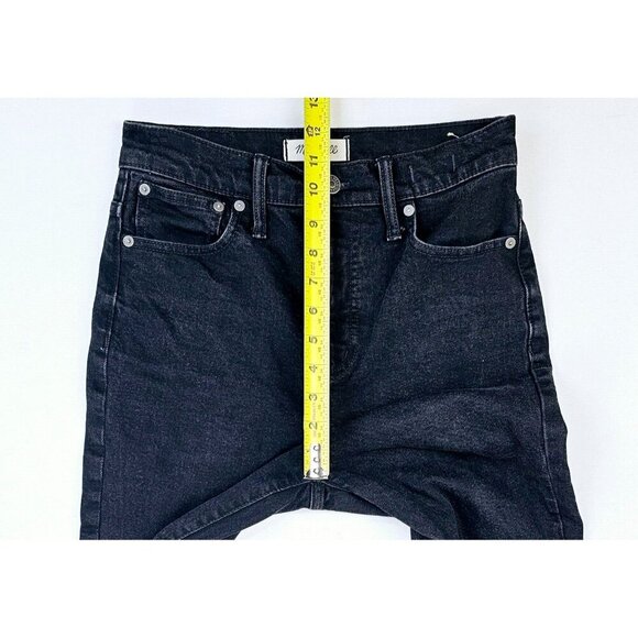 Madewell Size 25X32 Women's Black The Perfect Vintage Flare Denim Jeans Logo Tag - Picture 3 of 12